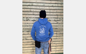 Sweat Capuche Bleu Adulte